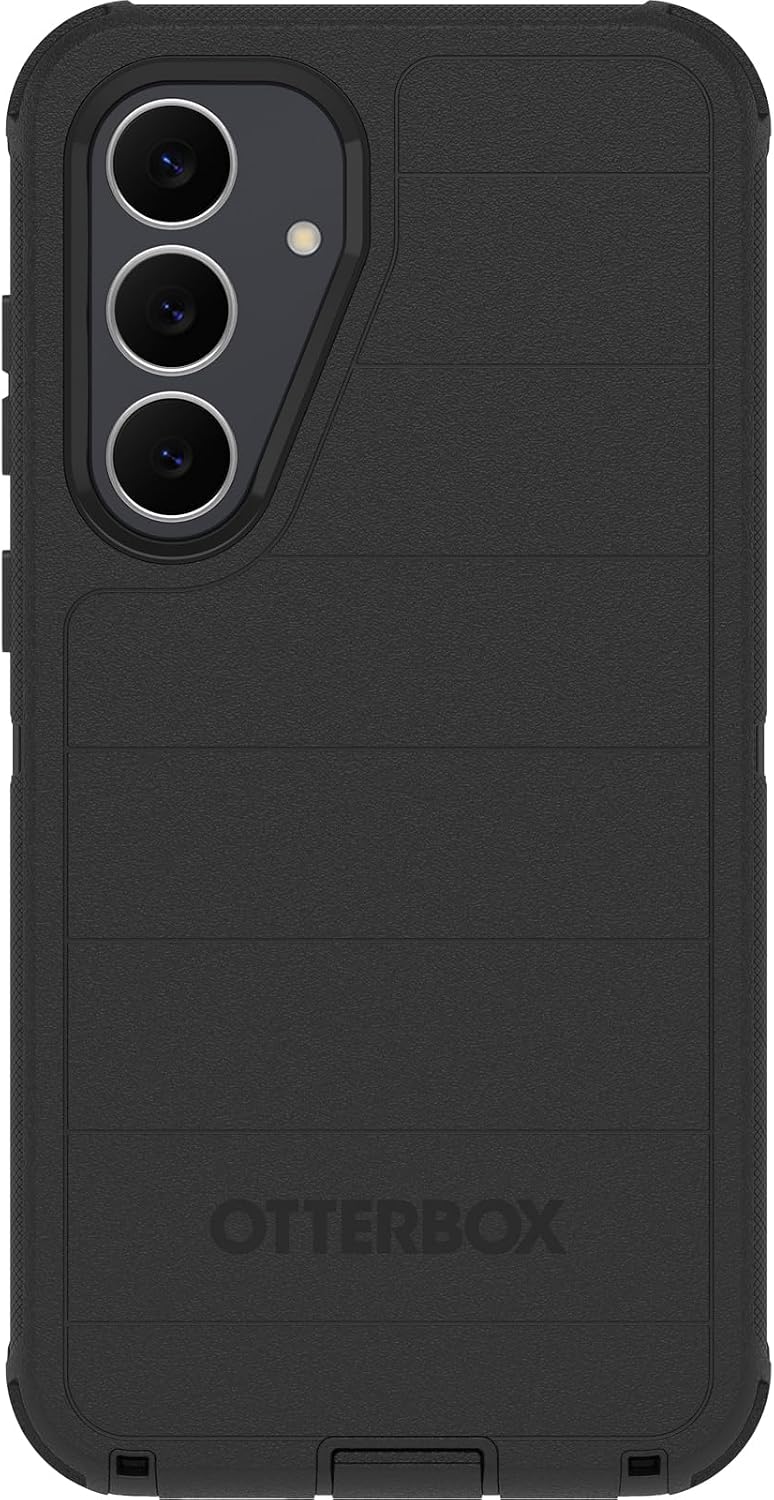 OtterBox Defender Pro Case for Samsung Galaxy S25 FE, Black | Shockproof, drop-proof, ultra-robust, protective case, 7x military standard tested