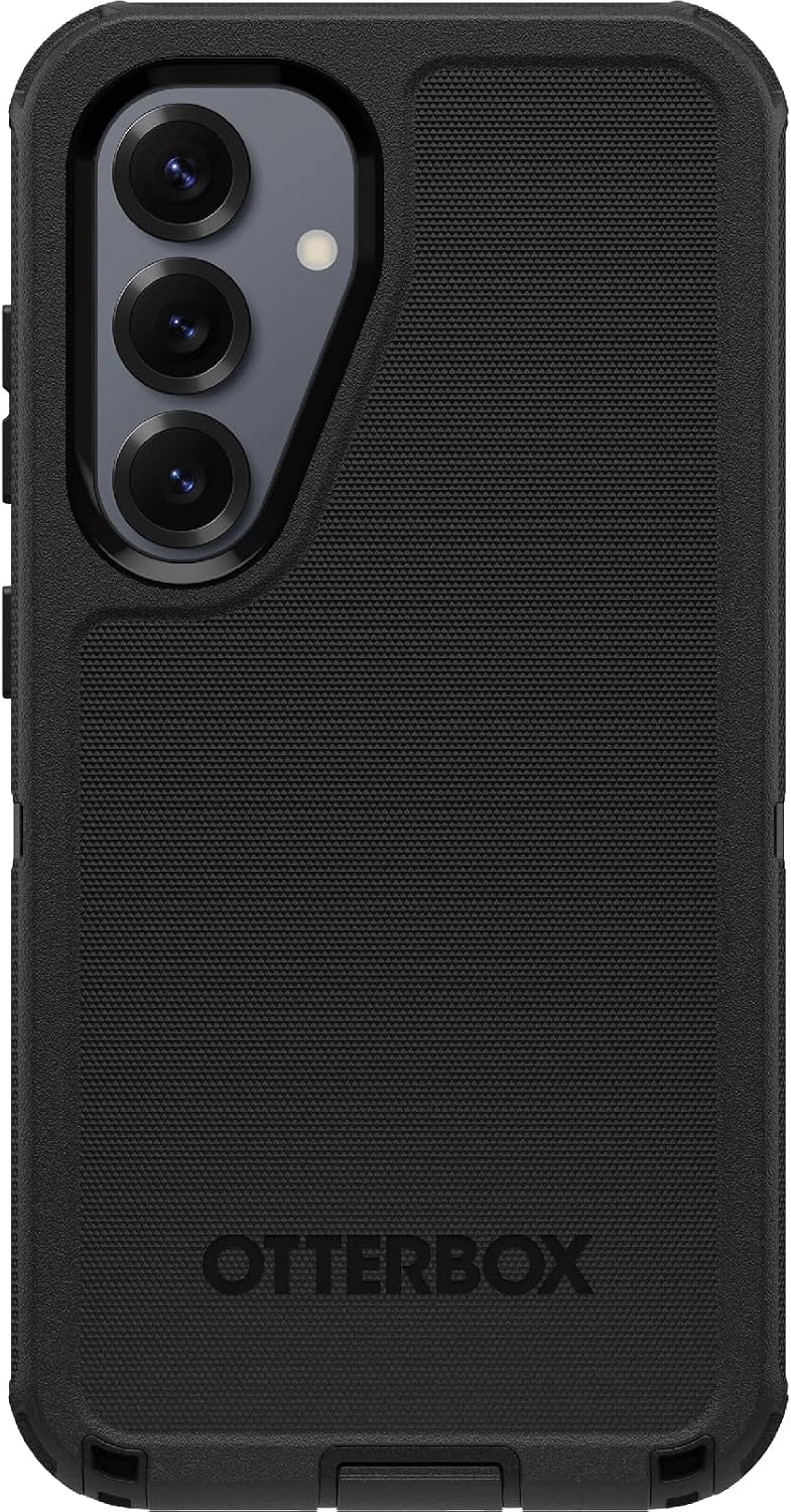 OtterBox Defender Case for Samsung Galaxy S25/S24, Black | Shockproof, Drop-Proof, Ultra-Rugged Protective Case, 7x Tested to Military Standard