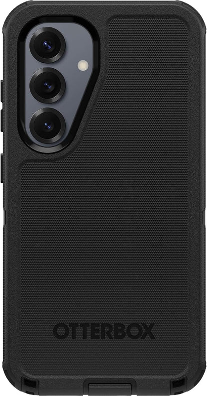 OtterBox Defender Case for Samsung Galaxy S25/S24, Black | Shockproof, Drop-Proof, Ultra-Rugged Protective Case, 7x Tested to Military Standard