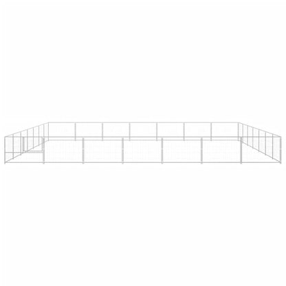 NNEVL Dog Kennel Silver 49 m² Steel