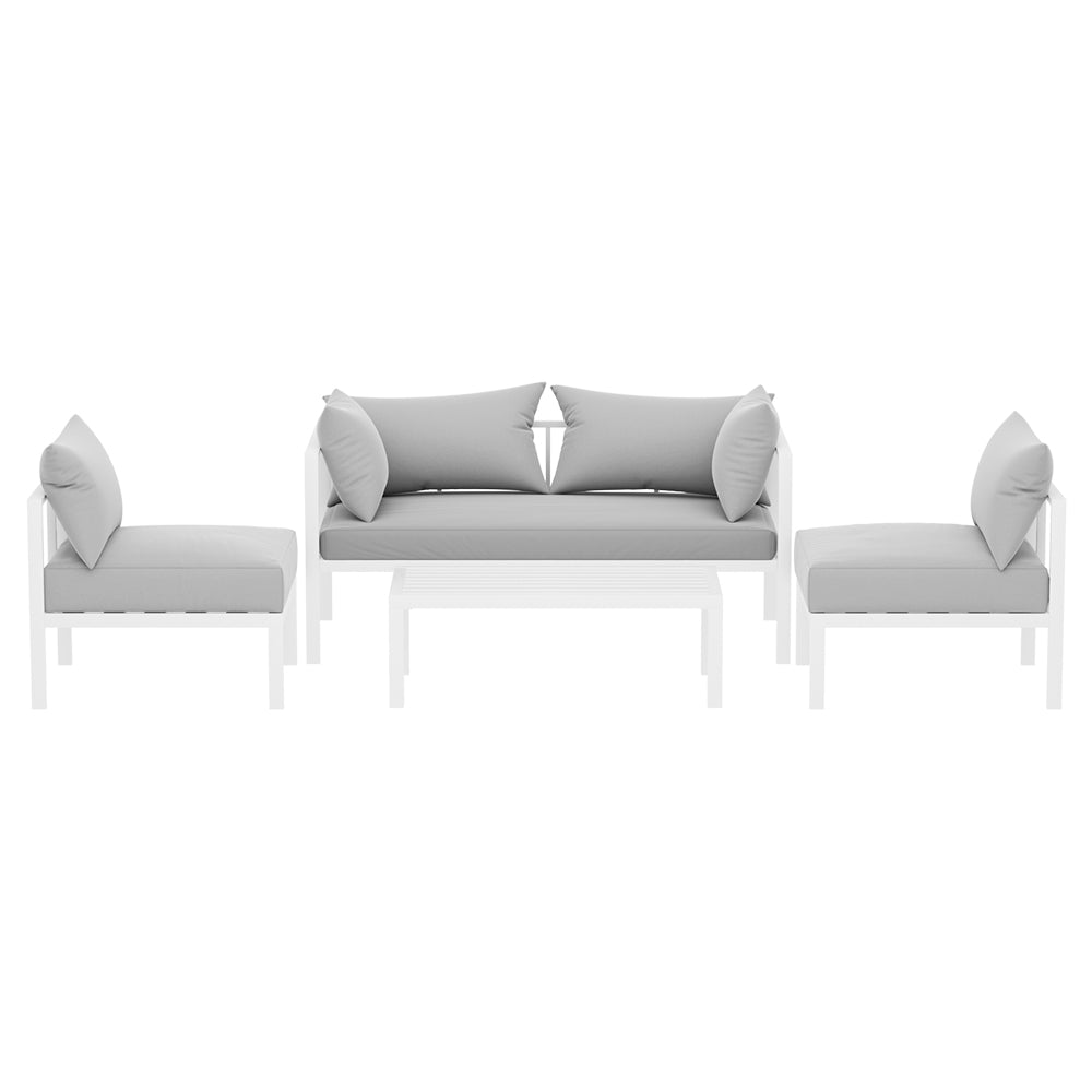 Gardeon Outdoor Lounge Sofa Set – 4-Seater Aluminium – photo 3 of 5