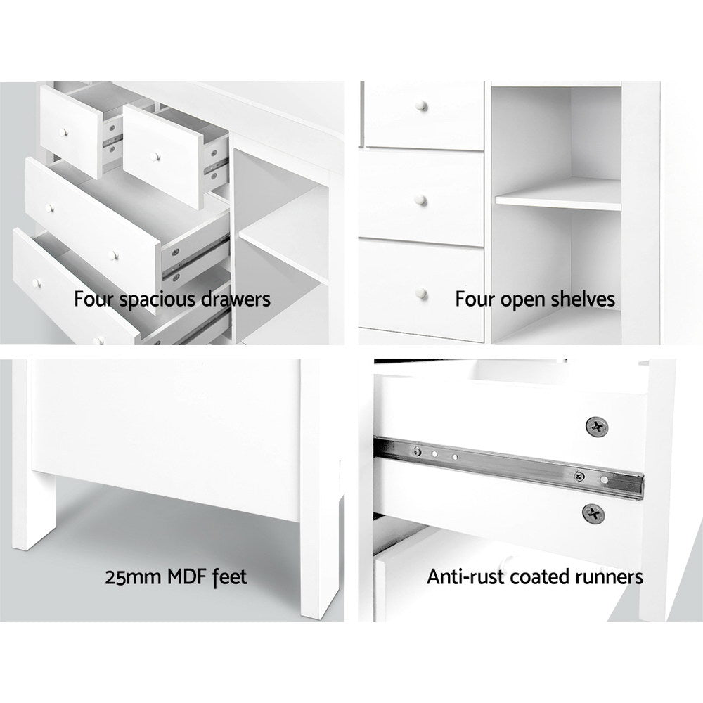 Keezi Baby Changing Table – Diaper Station with Drawers