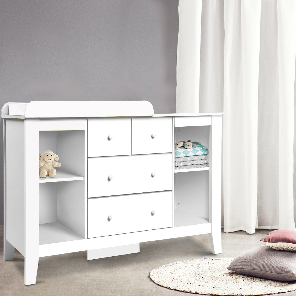 Keezi Baby Changing Table – Diaper Station with Drawers – photo 1 of 5