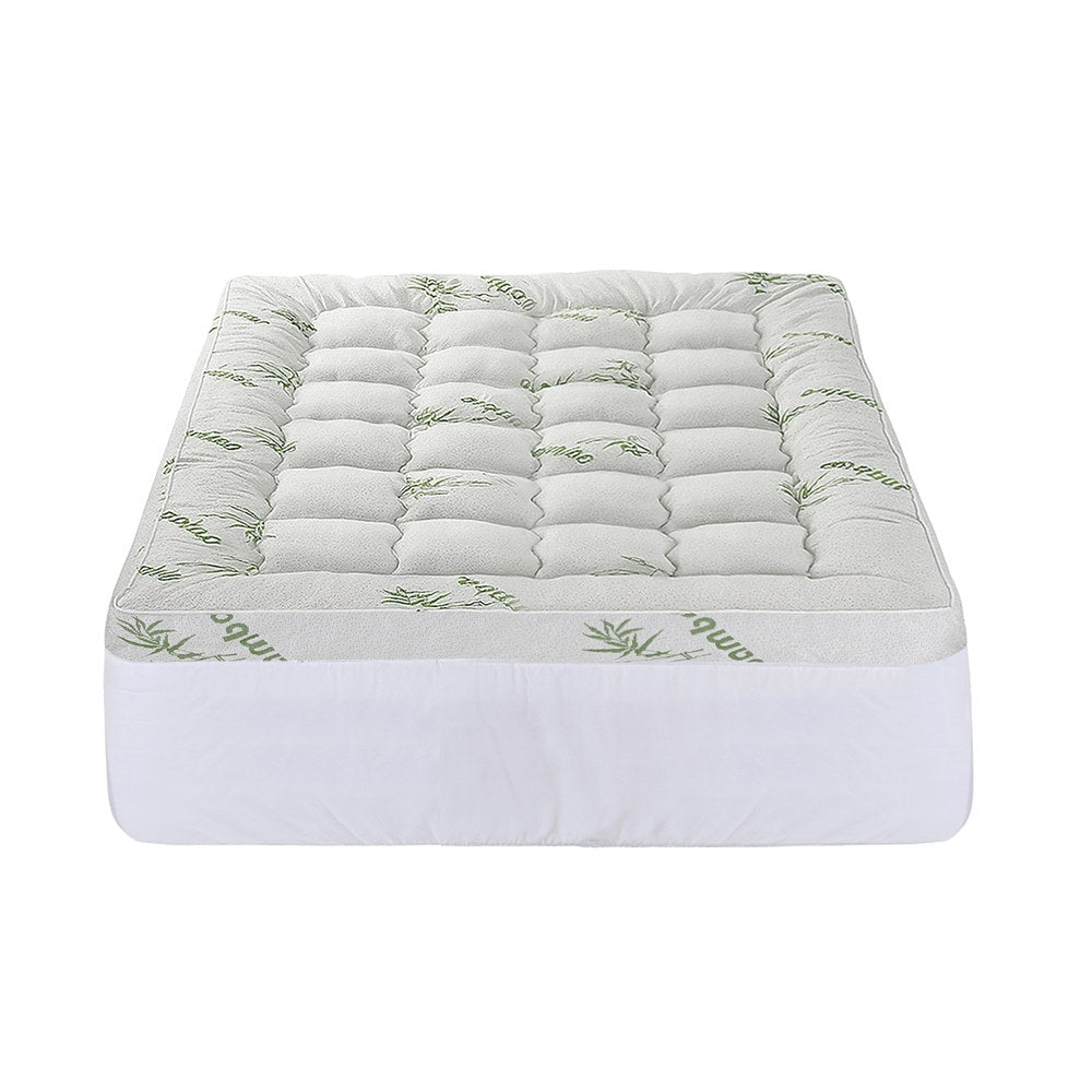Giselle Bamboo Pillowtop Mattress Topper – 1500GSM, Double – photo 4 of 5