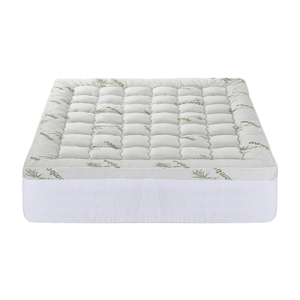 Giselle Bamboo Pillowtop Mattress Topper – 1500GSM, King – photo 4 of 5