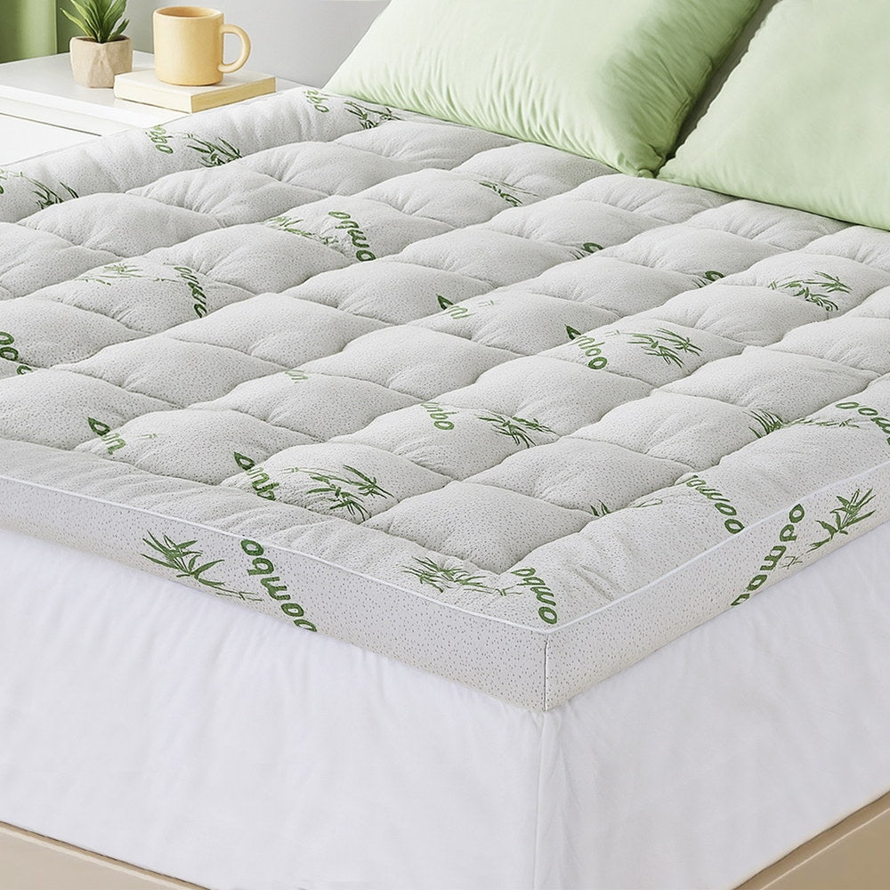 Giselle Bamboo Pillowtop Mattress Topper – 1500GSM, King – photo 1 of 5