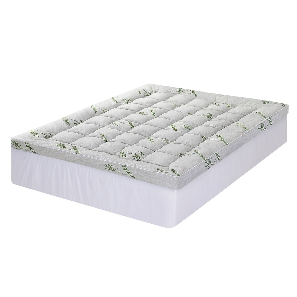 Giselle Bamboo Pillowtop Mattress Topper – 1500GSM, Queen – photo 2 of 5