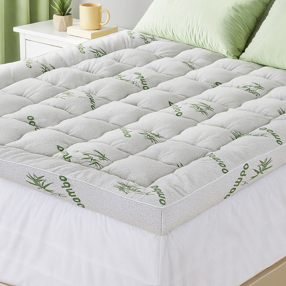 Giselle Bamboo Pillowtop Mattress Topper – 1500GSM, Queen – photo 1 of 5