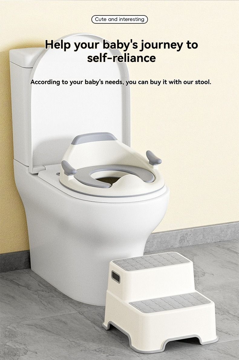 Portable Baby Potty Training Seat – No-Install, Splash Proof, Camel