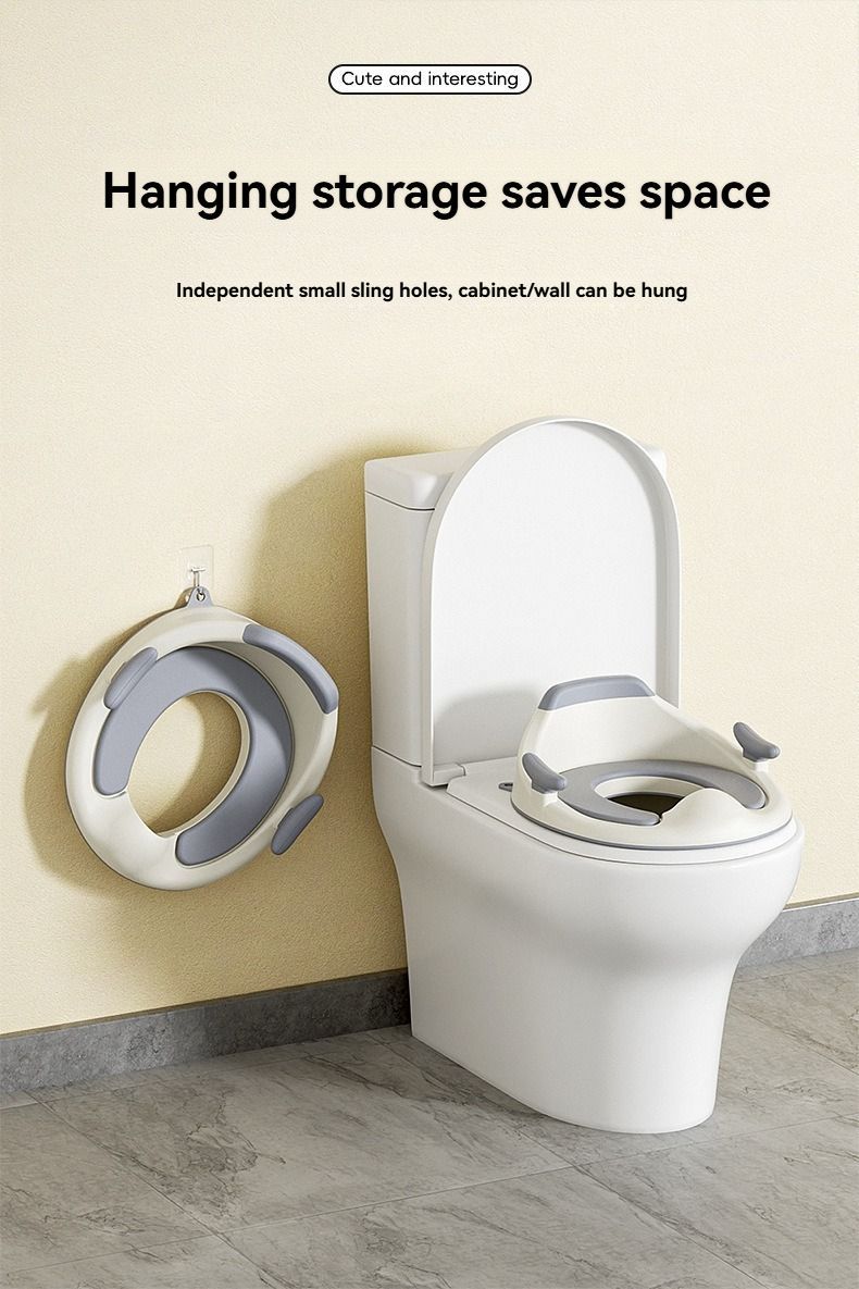Portable Baby Potty Training Seat – No-Install, Splash Proof, Camel