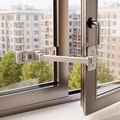 Child Safety Window Lock – 3-Level Restrictor, No-Drill, Gray – photo 1 of 5