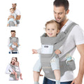 6-in-1 Adjustable Baby Hip Seat Carrier – Breathable Mesh, Grey – photo 1 of 5