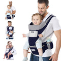 6-in-1 Adjustable Baby Hip Seat Carrier – Breathable Mesh, Blue – photo 1 of 5