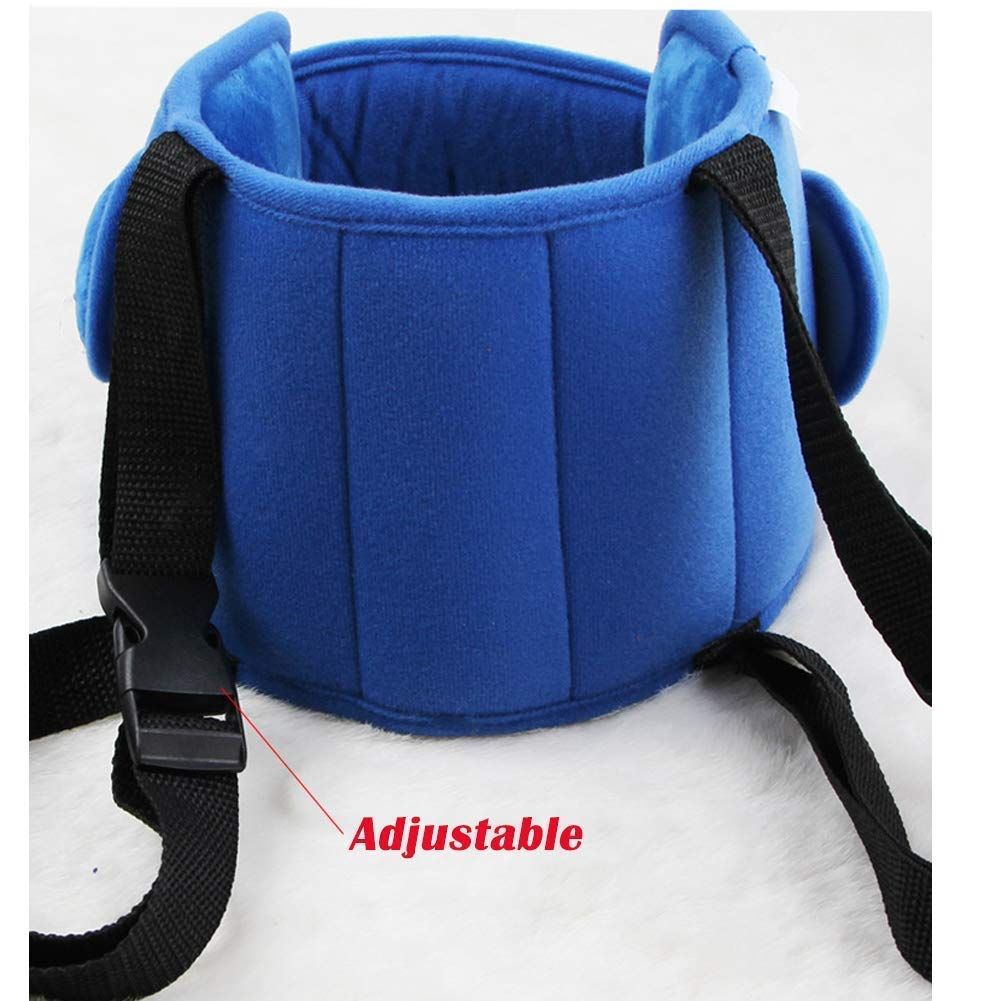 Baby Car Seat Head Support – Neck Pressure-Relief Pillow, Blue – photo 4 of 5