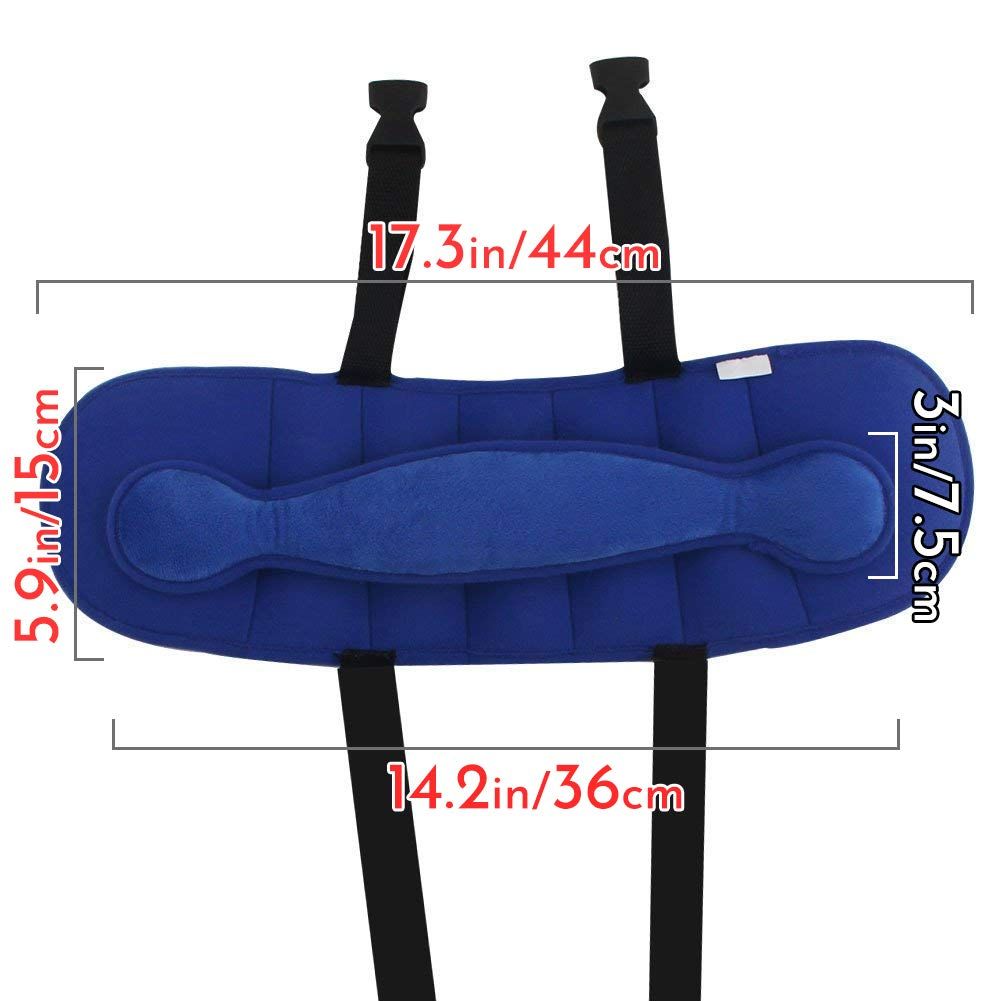 Baby Car Seat Head Support – Neck Pressure-Relief Pillow, Blue – photo 5 of 5