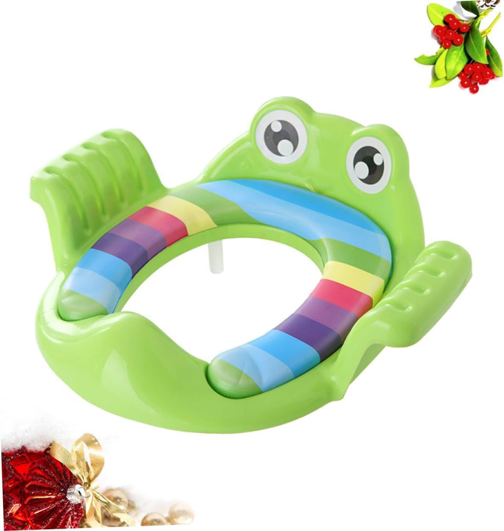 Kids Travel Potty Training Seat – Auxiliary Toilet Seat, Green – photo 2 of 4