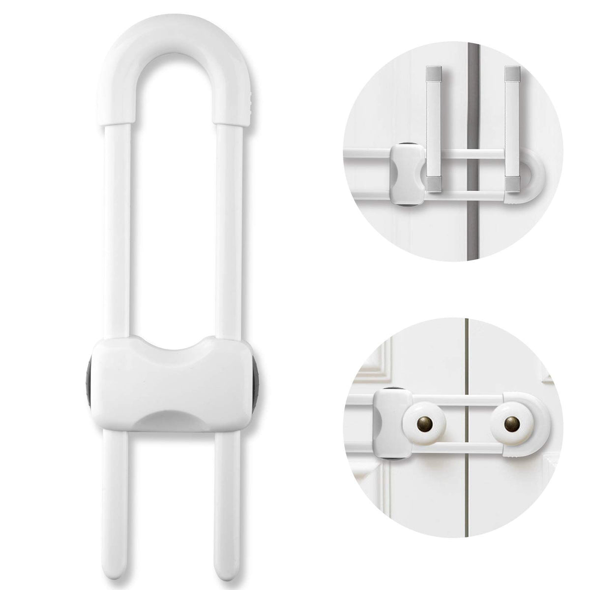 Child Safety Cabinet Locks (6-Pack) – U-Shaped, Multifunctional – photo 1 of 5