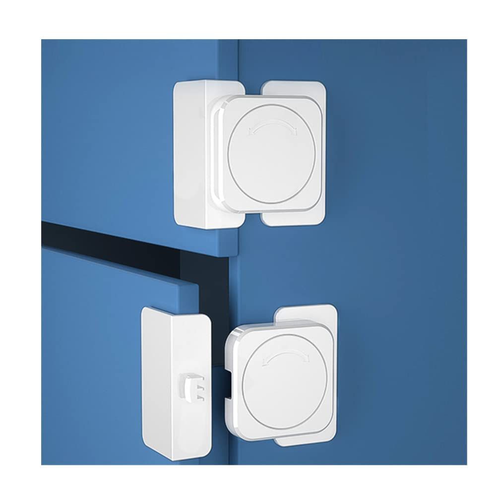 No-Drill Baby Proofing Cabinet Locks (4-Pack) – Hidden Latches – photo 1 of 5