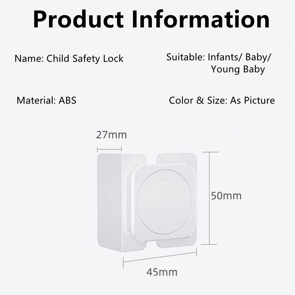 No-Drill Baby Proofing Cabinet Locks (4-Pack) – Hidden Latches – photo 4 of 5