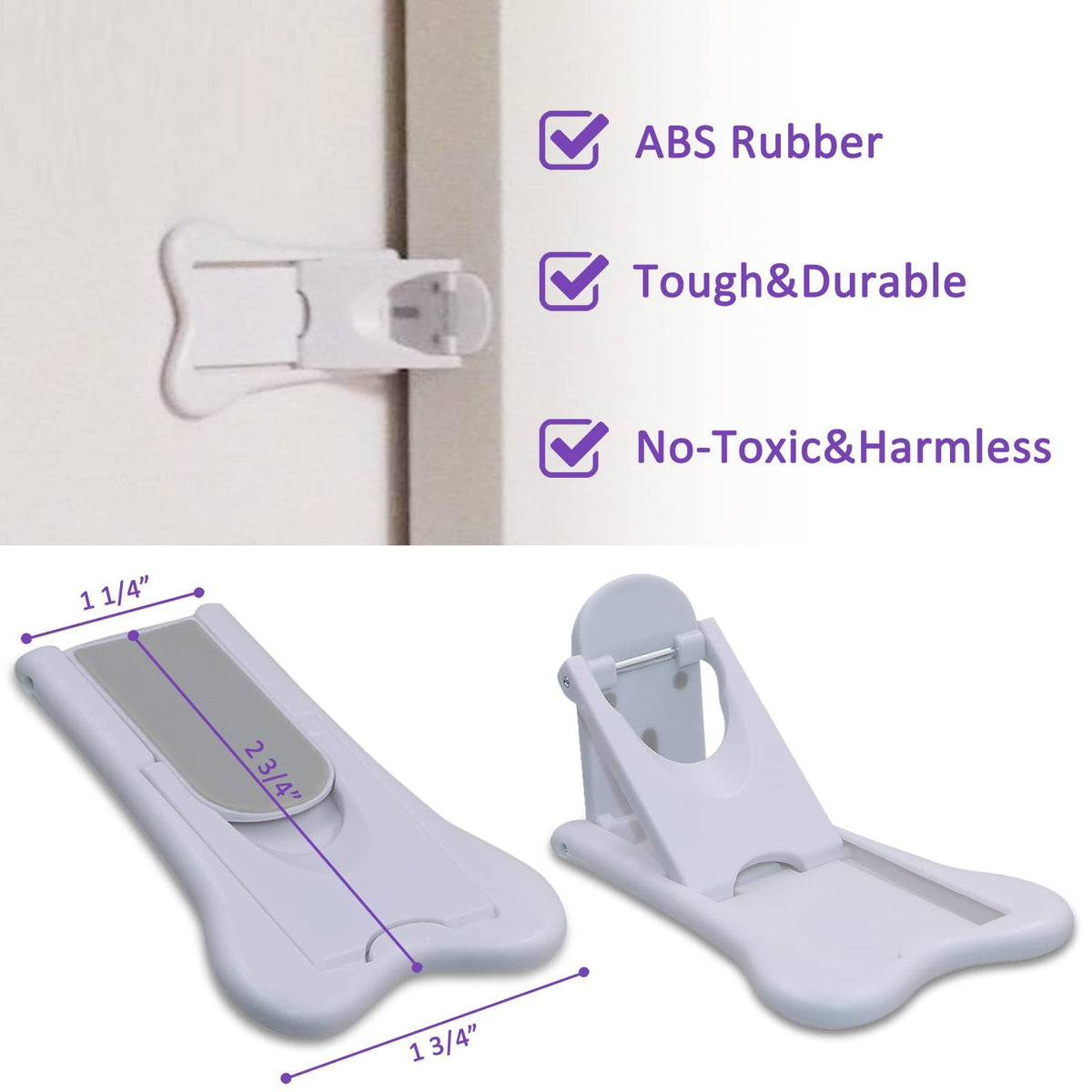 Child Safety Cabinet & Drawer Locks – Sliding Door, Easy Install – photo 3 of 5