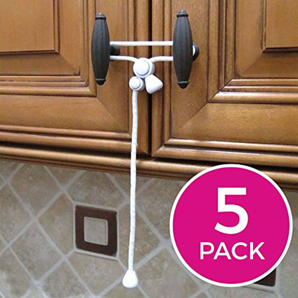Baby Proofing Cabinet Locks (10-Pack) – Safety Strap for Knobs – photo 5 of 5
