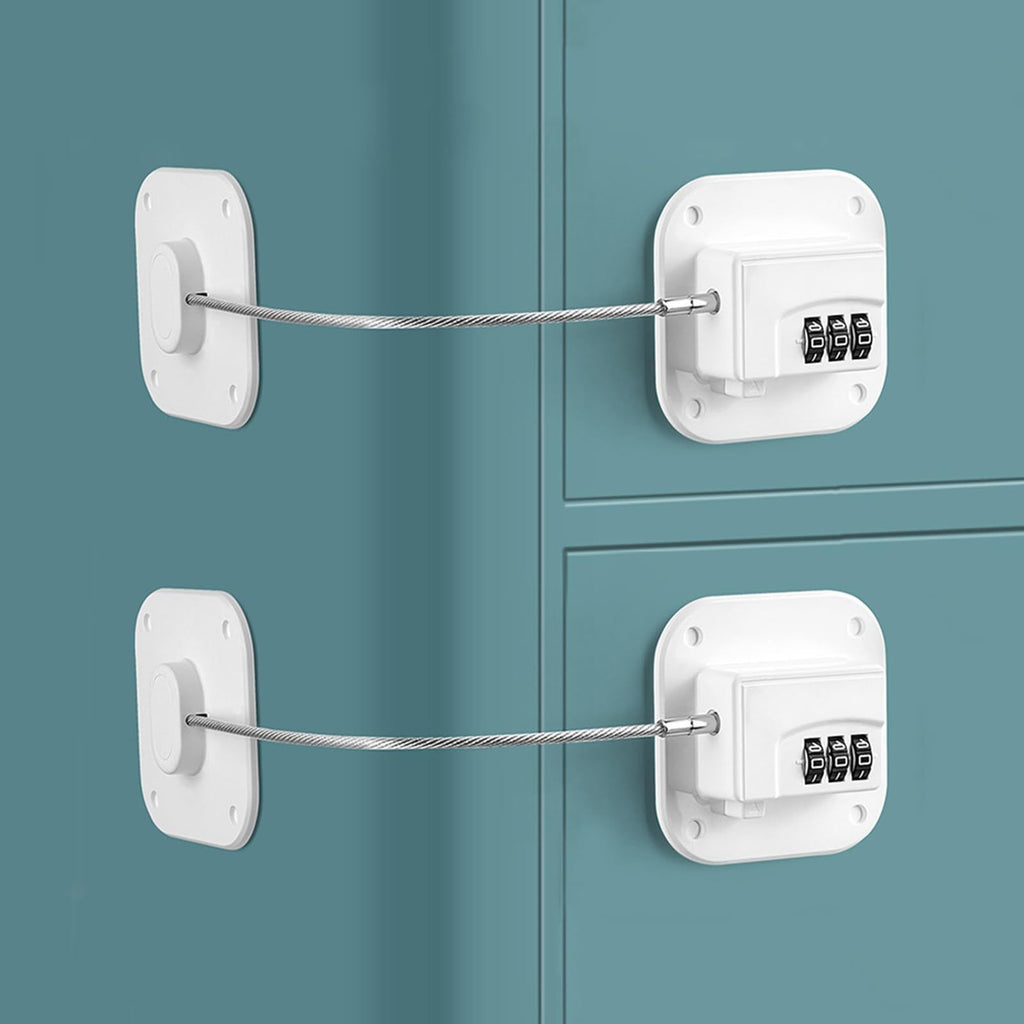 Digital Refrigerator Lock – Keyless Password, Childproof, White – photo 1 of 5