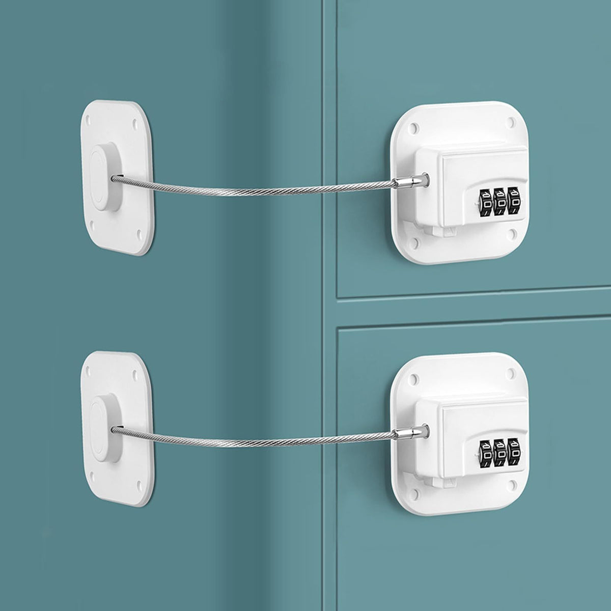 Digital Refrigerator Lock – Keyless Password, Childproof, White – photo 1 of 5