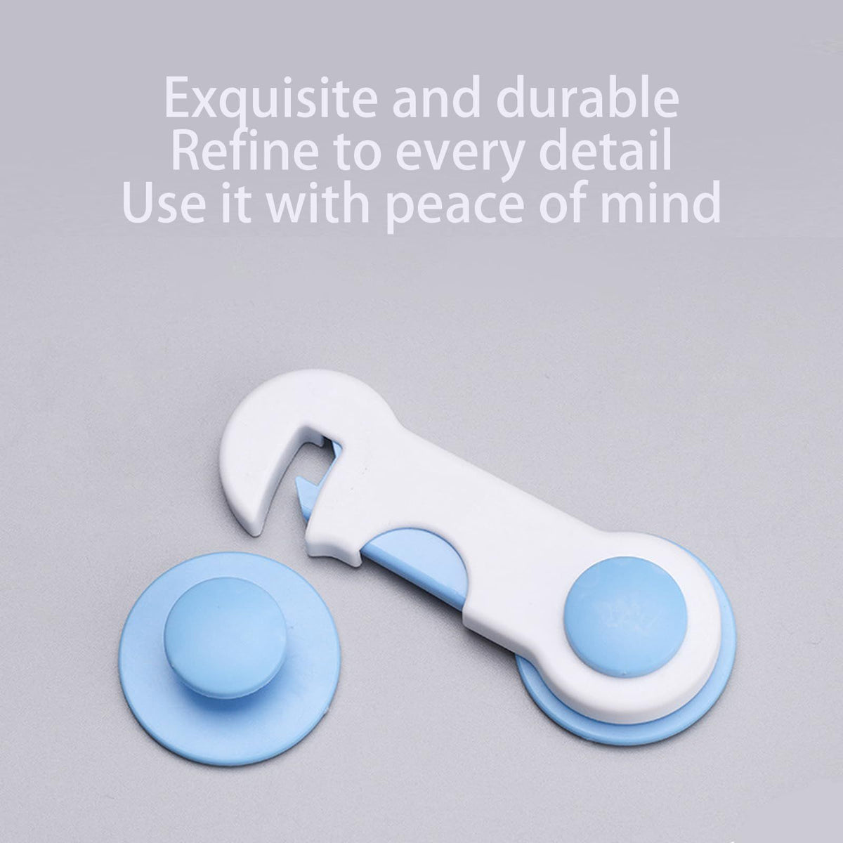 Baby Proofing Cabinet Door Locks (2-Pack) – Adhesive, No-Drill – photo 3 of 5