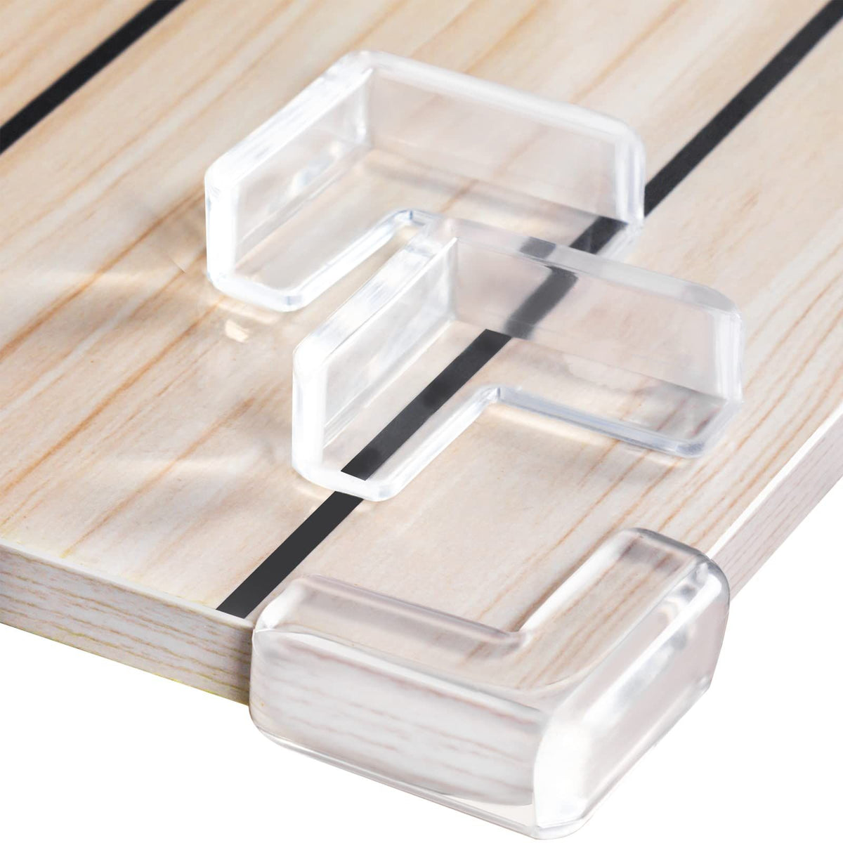 Baby Proofing Corner Protectors (8-Pack) – Clear, L-Shape – photo 3 of 5