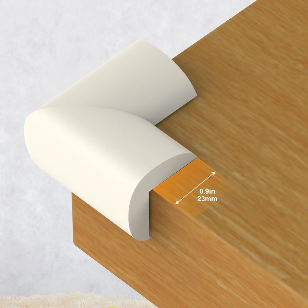 Baby Proofing Corner Guards (8-Pack) – Pre-Taped, Soft Foam, White – photo 5 of 5