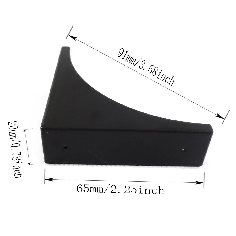 Decorative Corner Protectors (4-Pack) – Desk & Box Edge Guards, Black – photo 2 of 5