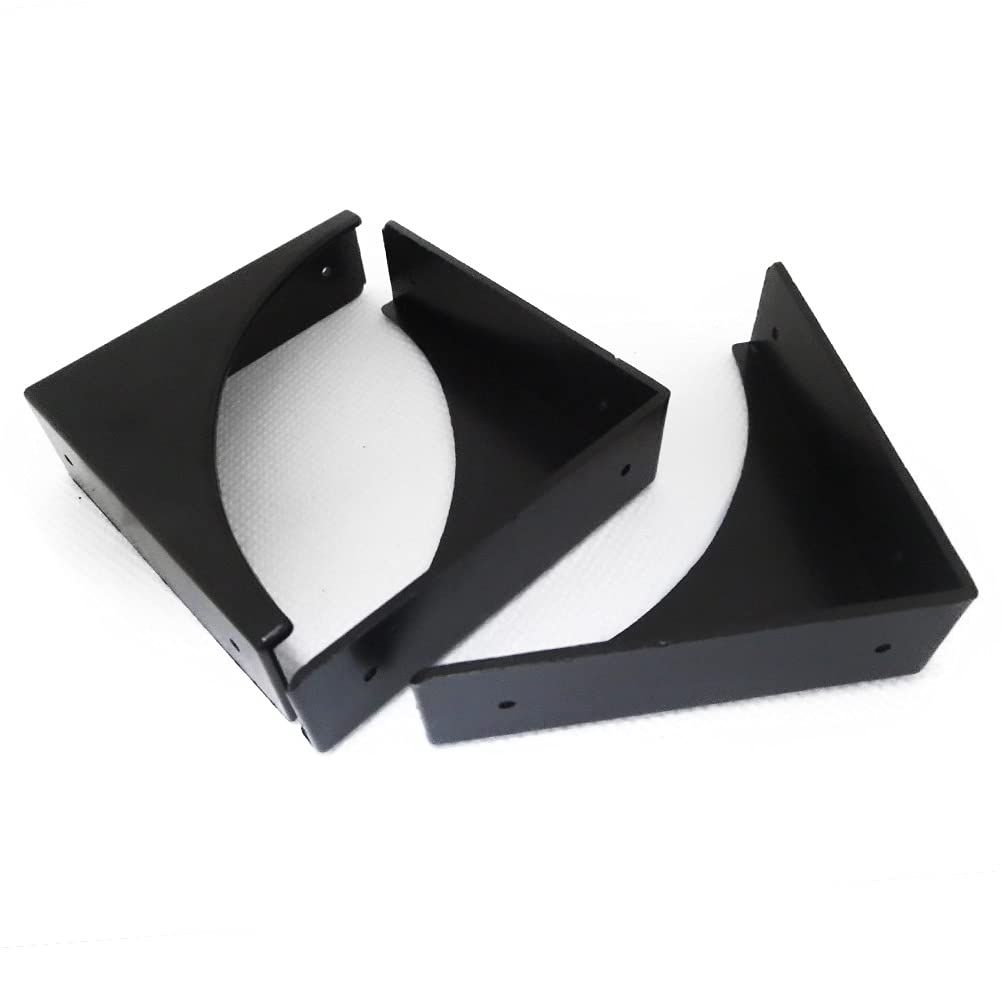 Decorative Corner Protectors (4-Pack) – Desk & Box Edge Guards, Black – photo 4 of 5