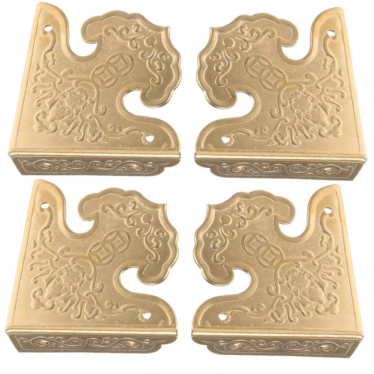 Metal Box Corner Protectors (4-Pack) – Decorative Edge Guards – photo 1 of 5