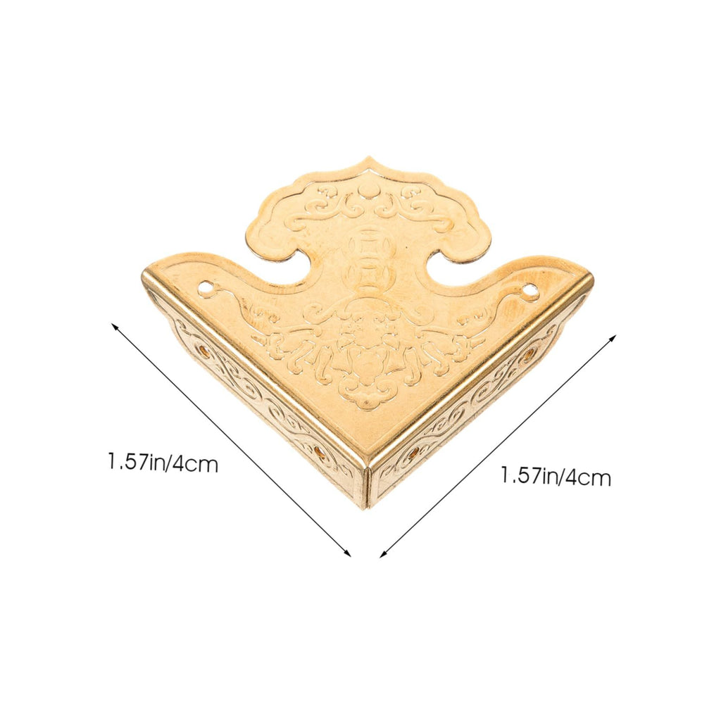 Metal Box Corner Protectors (4-Pack) – Decorative Edge Guards – photo 4 of 5
