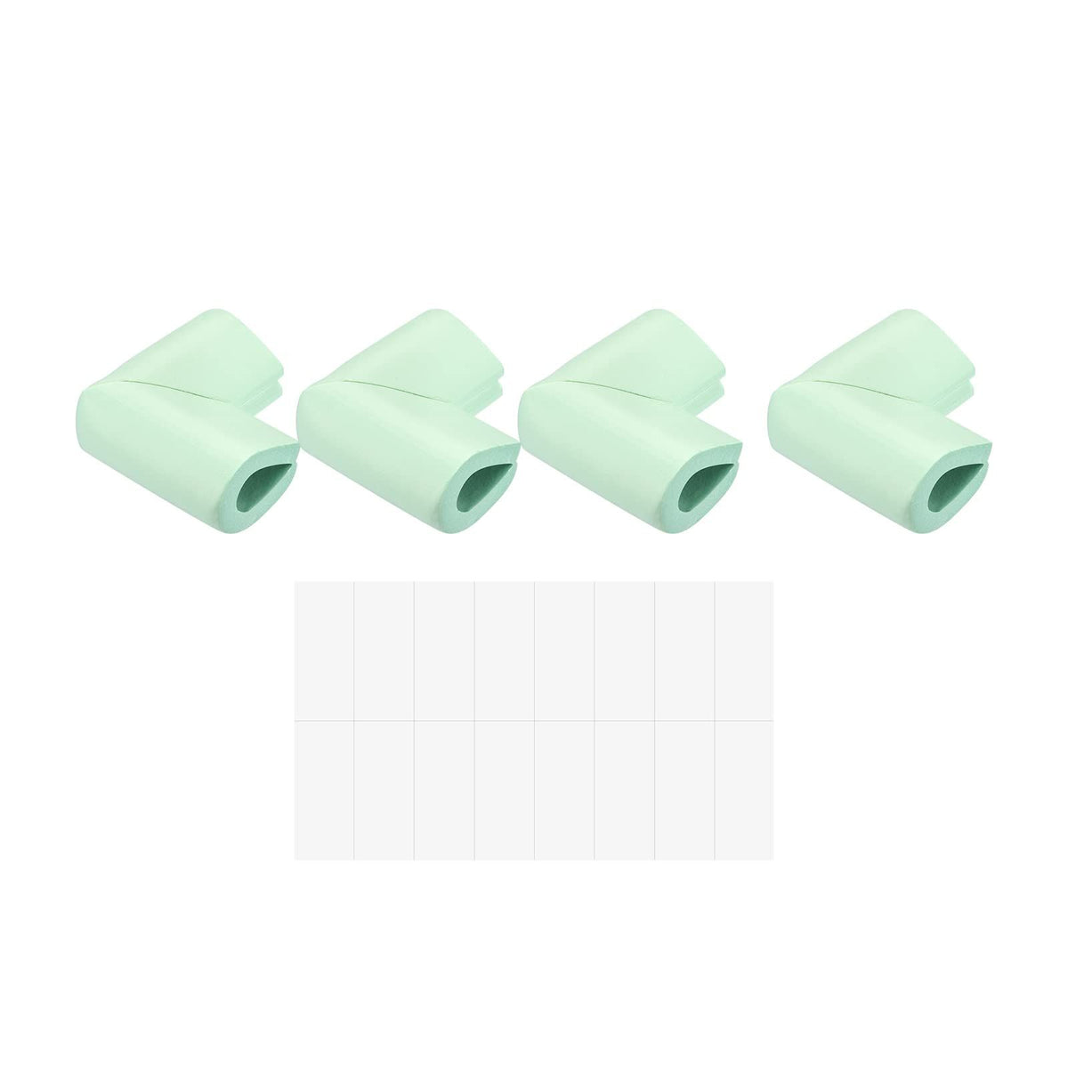 Furniture Edge Protectors (4-Pack) – U-Foam Corner Guards, Green – photo 1 of 5