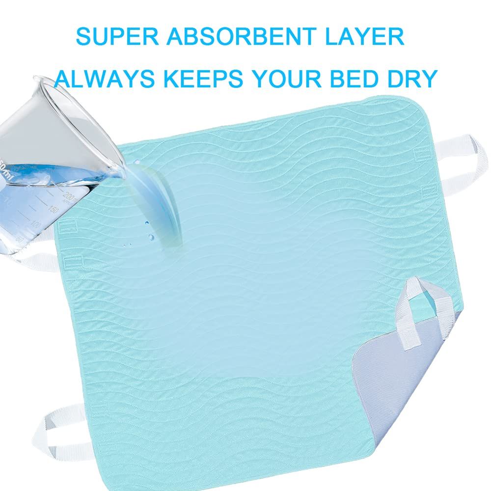 Waterproof Incontinence Bed Pads (2-Pack) – Reusable, with Handles – photo 3 of 5