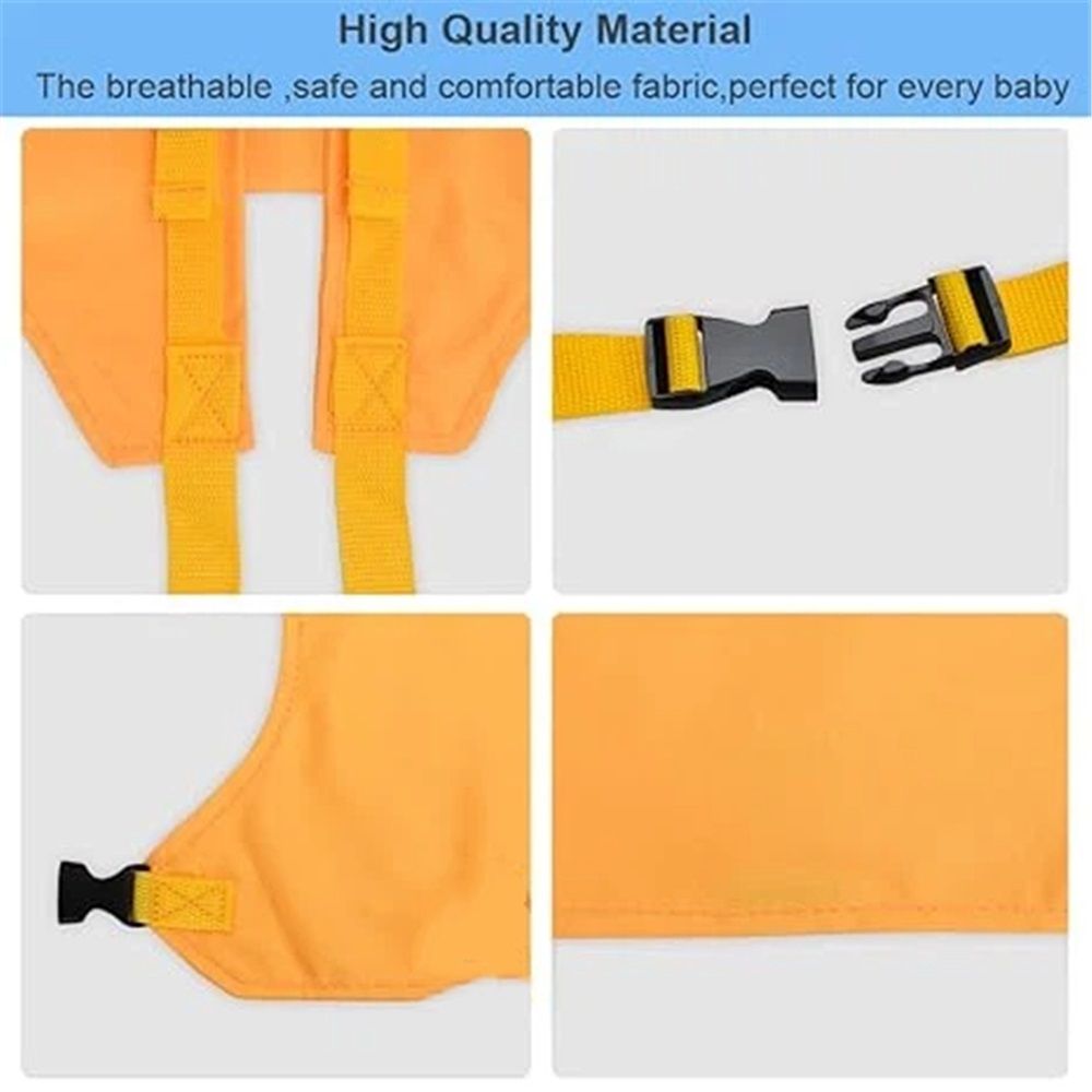 Baby Harness Seat for High Chair – Portable Booster Belt, Yellow – photo 4 of 5