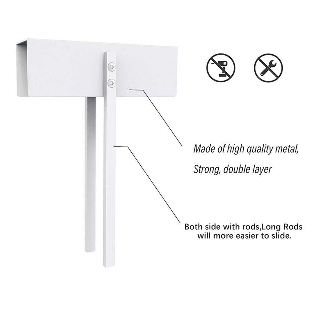 Child Safety Bifold Door Lock – No-Install, Double Door, Metal – photo 4 of 5