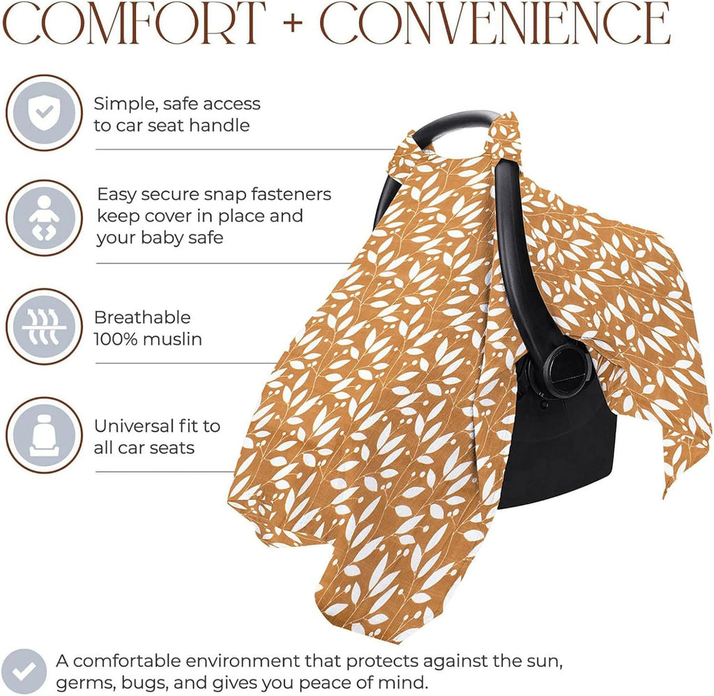Baby Car Seat Canopy Cover – Breathable Sun & Insect Shield – photo 3 of 5