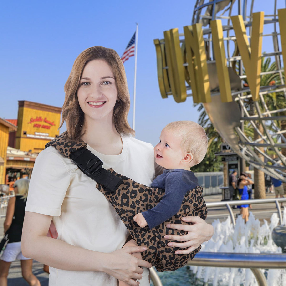 Lightweight Baby Sling Carrier – Newborn to Toddler, Adjustable – photo 2 of 5
