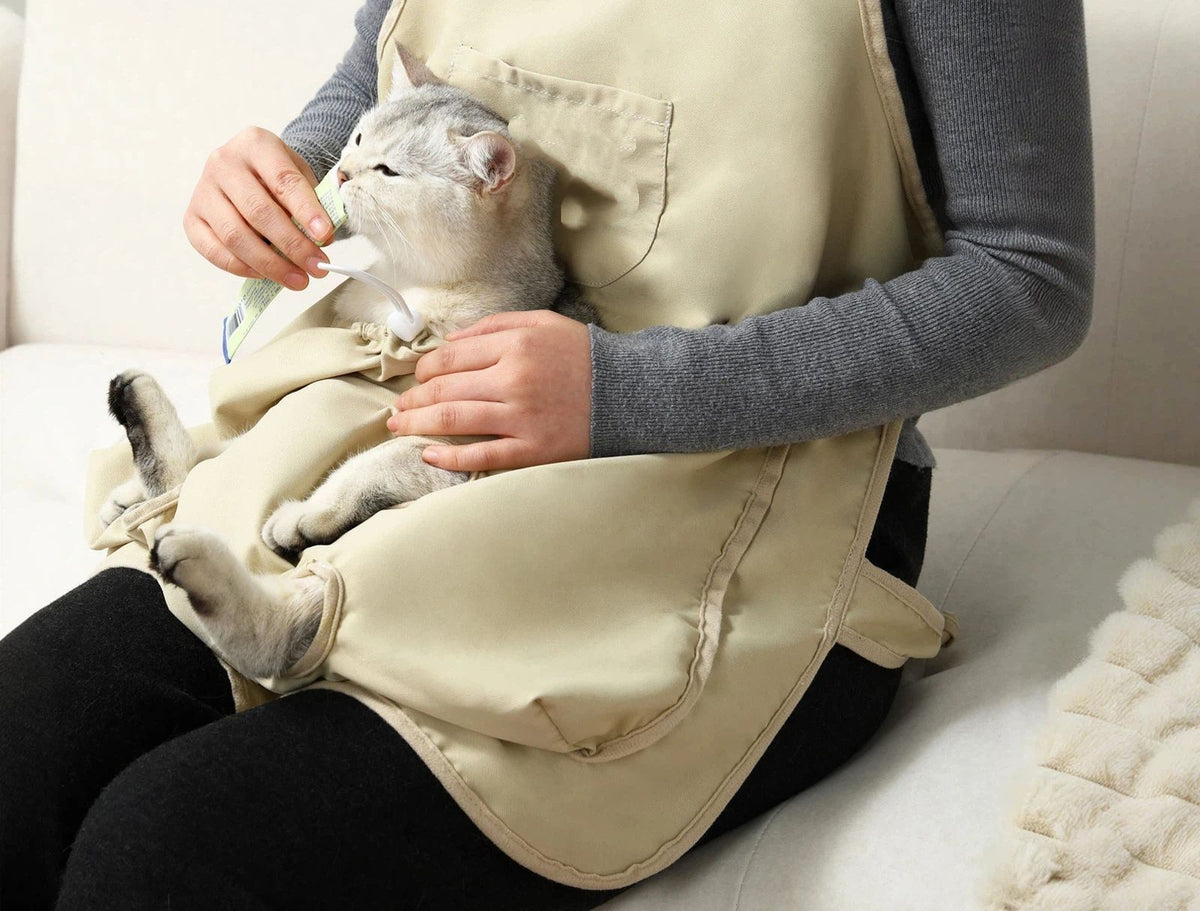 Cat Apron Sling Carrier – Adjustable, Ventilated (M) – photo 4 of 5