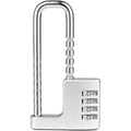 Adjustable Child Safety Shackle Lock – U-Shaped, Silver – photo 1 of 5