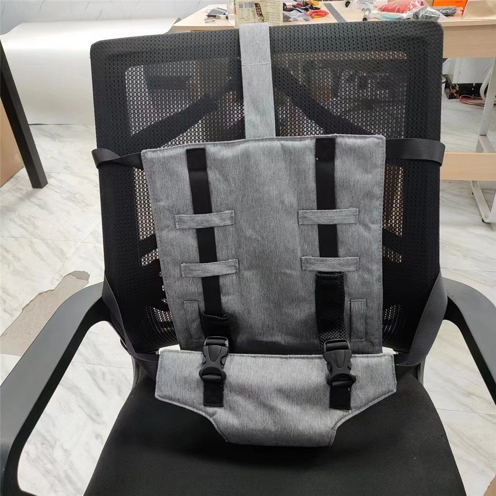 Portable Travel Dining Seat Cover – Foldable Baby Chair Strap, Grey – photo 4 of 5