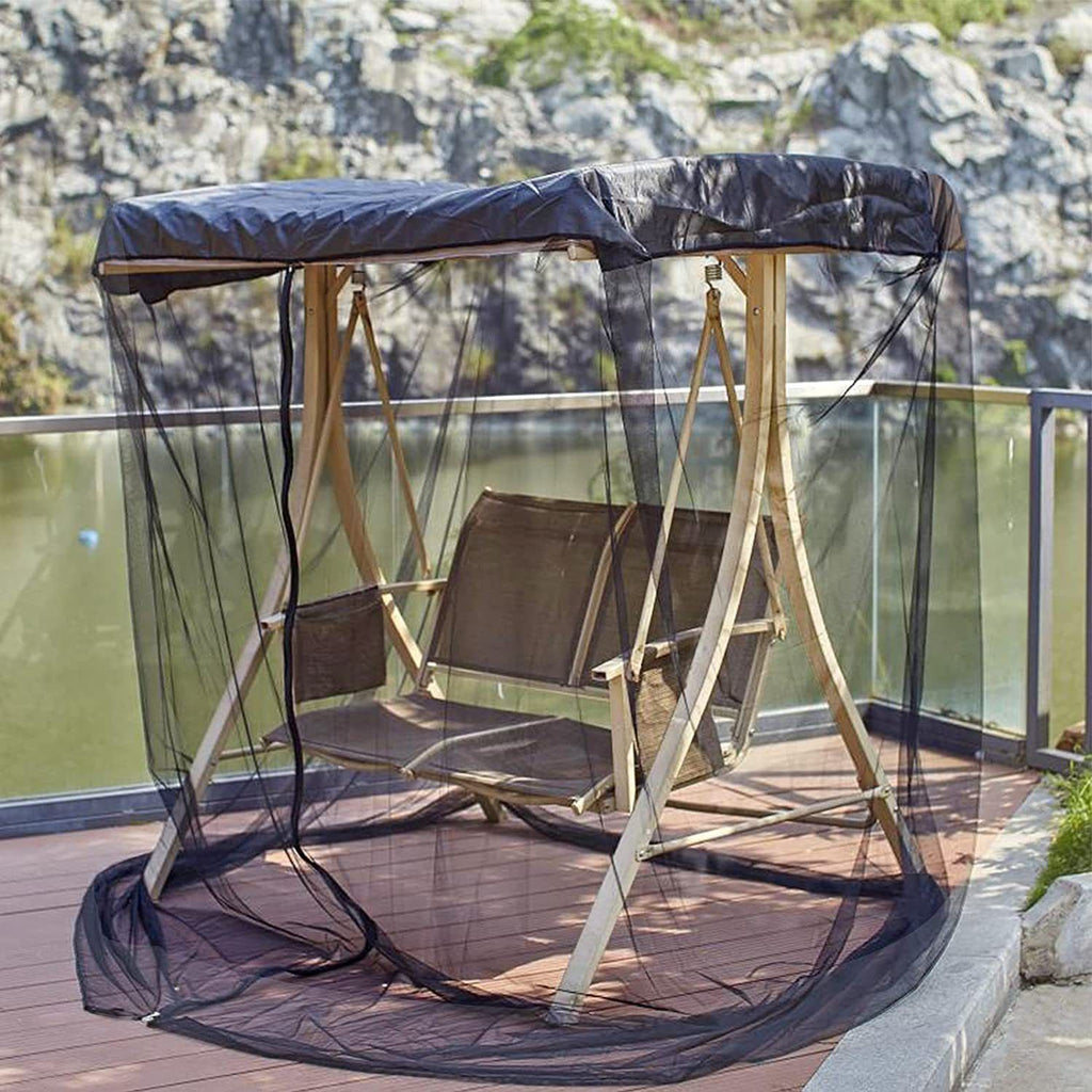 Mosquito Net for Patio Swing Chair – 3-Seater Mesh Cover – photo 3 of 5
