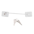 Childproof Refrigerator Lock – with 2 Keys, White – photo 1 of 5