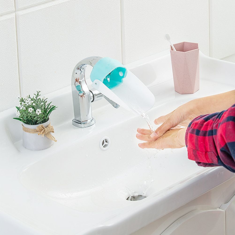 Kids Faucet Extender – Baby Hand-Washing Sink Aid – photo 4 of 5
