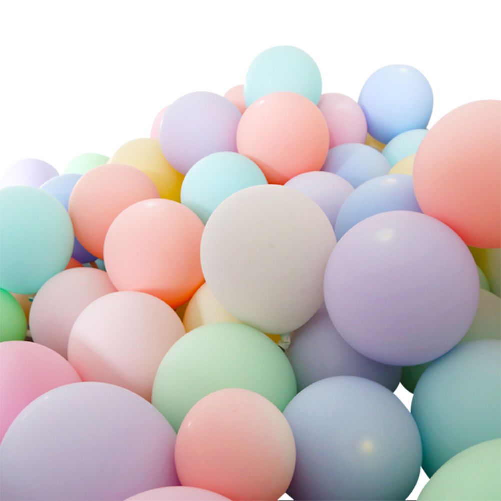 Macaron Latex Balloons (100-Pack) – Baby Shower & Birthday Decor – photo 1 of 5