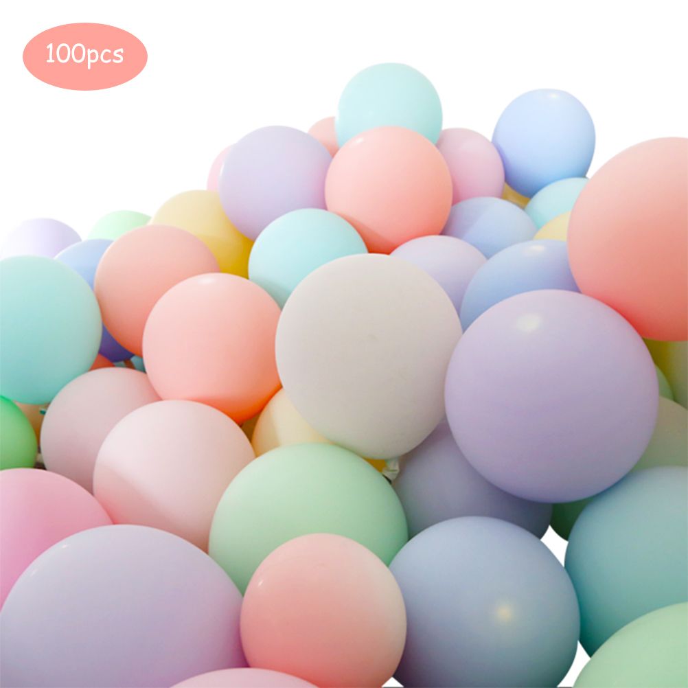 Macaron Latex Balloons (100-Pack) – Baby Shower & Birthday Decor – photo 2 of 5