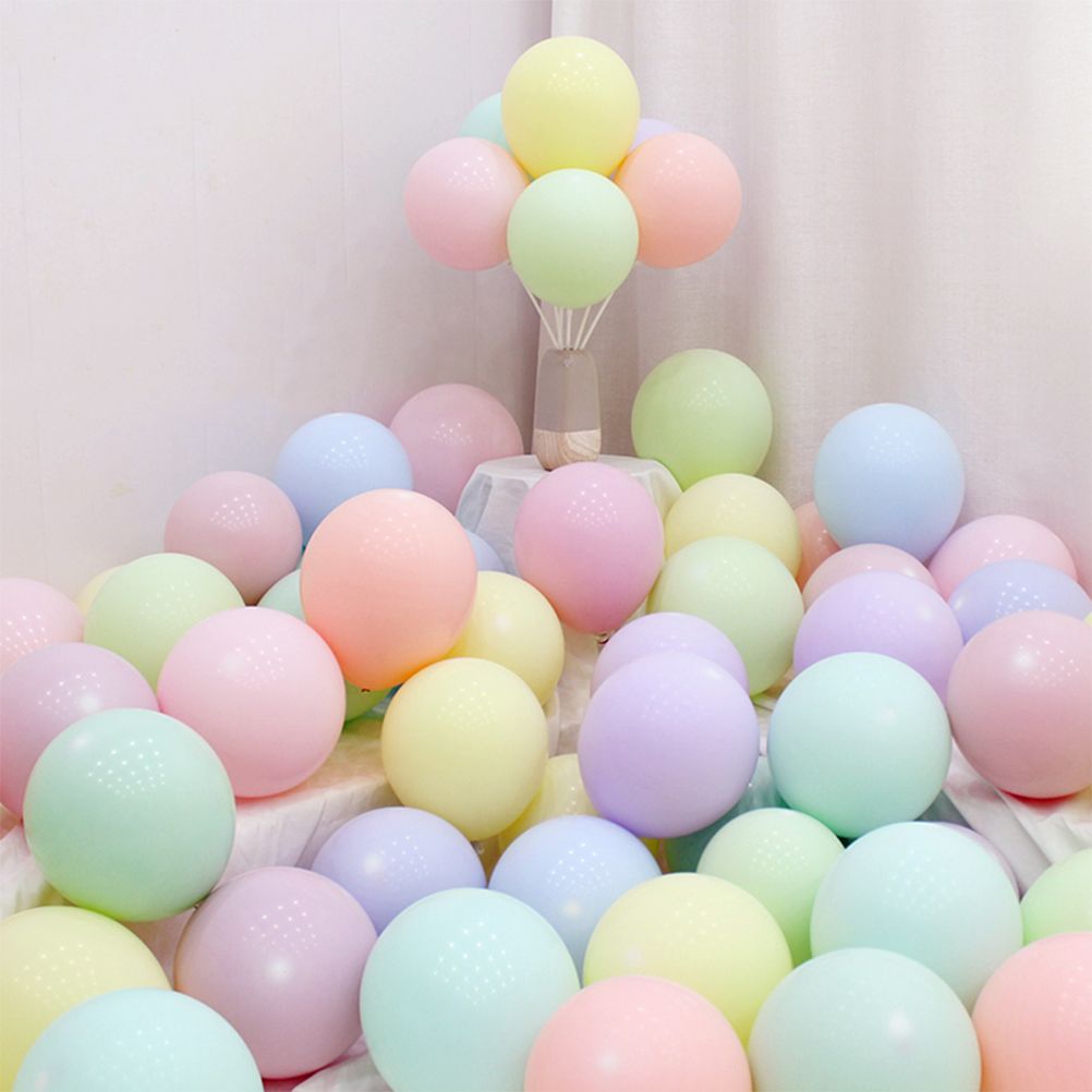 Macaron Latex Balloons (100-Pack) – Baby Shower & Birthday Decor – photo 3 of 5