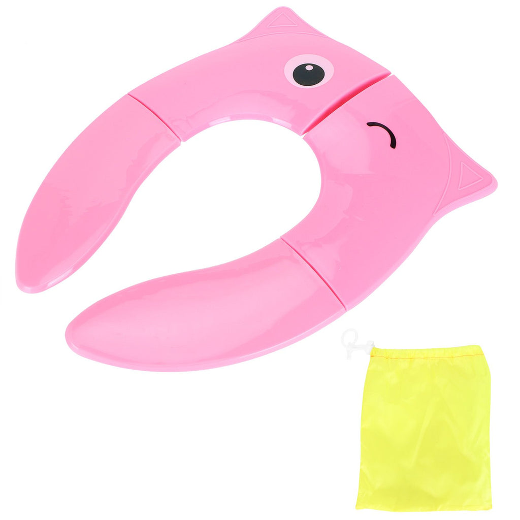 Folding Potty Training Seat Pad – Portable, Non-Slip, Pink – photo 1 of 5